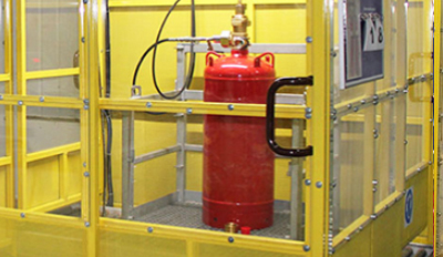 Заправка модуля газового пожаротушения