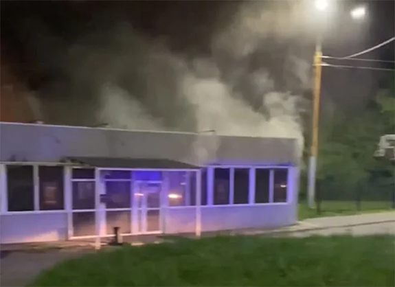 Пожар 7 июня в Рязани сгорело кафе «Навруз»