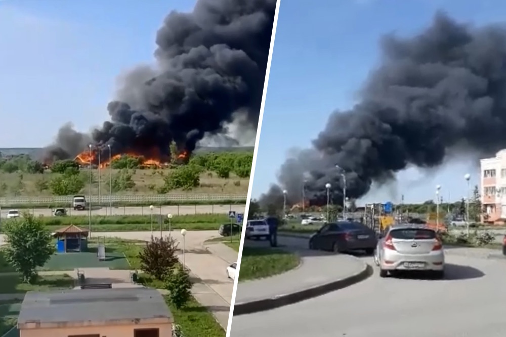 Пожар 26 мая в Самарской области, где загорелись 11 частных домов на площади 1000 квадратных метров