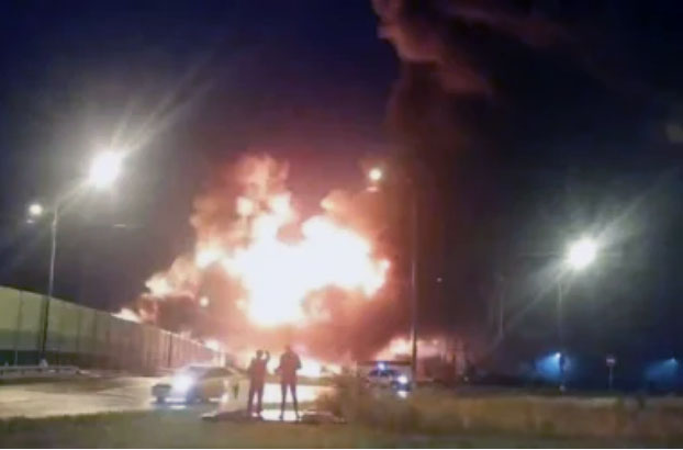 Пожар 15 июля на обувном складе в подмосковном Долгопрудном