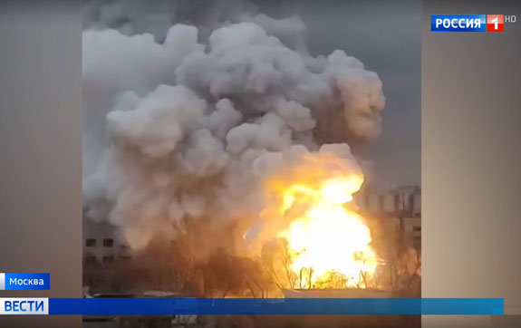 Пожар 10 ноября на складе на юго-востоке Москвы