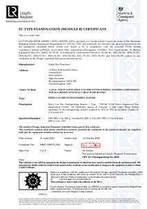 EC Type Examenation (Module B) Certificate